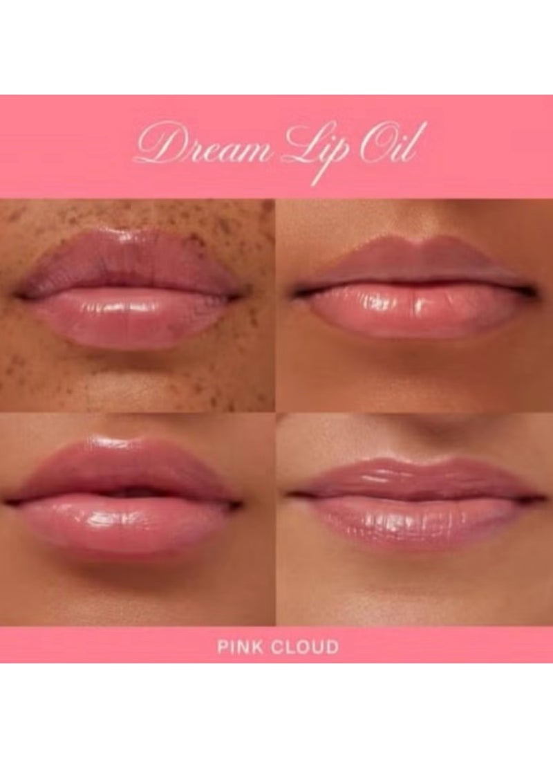 SUMMER FRIDAYS - Summer Fridays Dream Lip Oil for Moisturizing Sheer Coverage, High-Shine Tint, and Deep Hydration - Pink Cloud (0.15 Oz) - Image 1