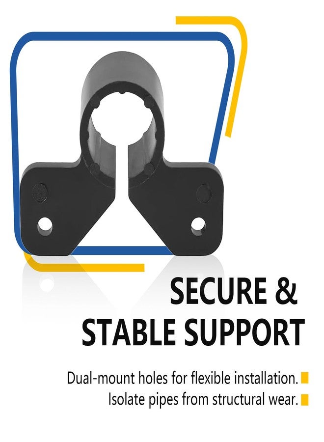 GUOFIS 100PCS GUOFIS Pipe Support Suspension Clamp,1/2-Inch Two Hole Mount Pipe Clamps - Image 3