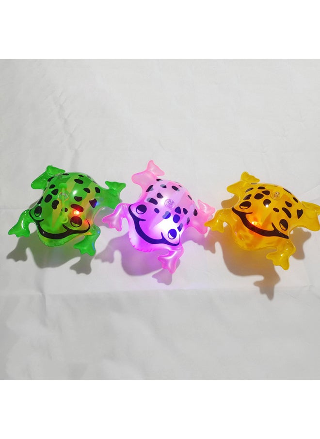 Online Red Frog Balloon Inflatable Frog Luminous Frog Frog Baby Inflatable Toy Mini Frog Manufacturer-Color:Green-Specifications:Foot Pump 1  - Image 5