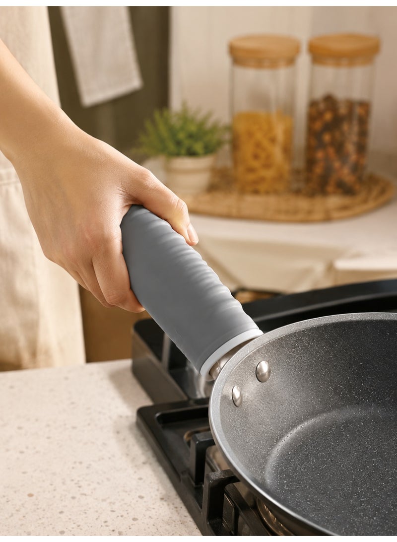 Heat-Resistant Silicone Frying Pan Handle Cover – Non-Slip Protective Grip Sleeve for Metal Cookware Handles - Image 1