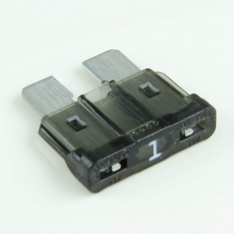 Crimp Supply 1 Amp Black ATC/ATO Fuses - (Pack of 25) - Image 4