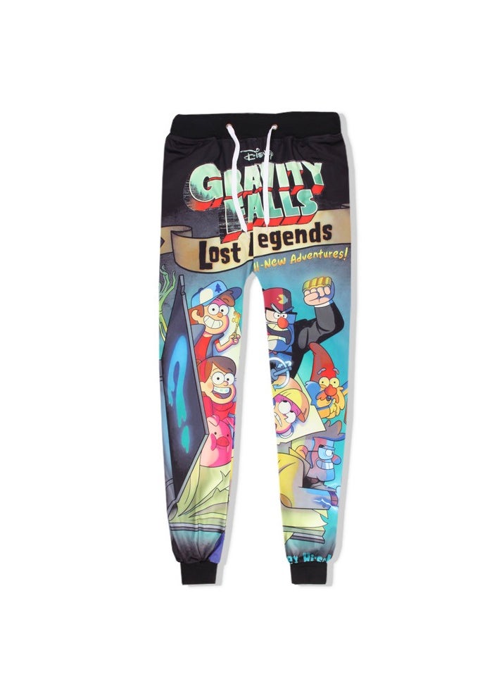 KUYING New One Piece Printed Legged Sports And Leisure Pants  - Image 1