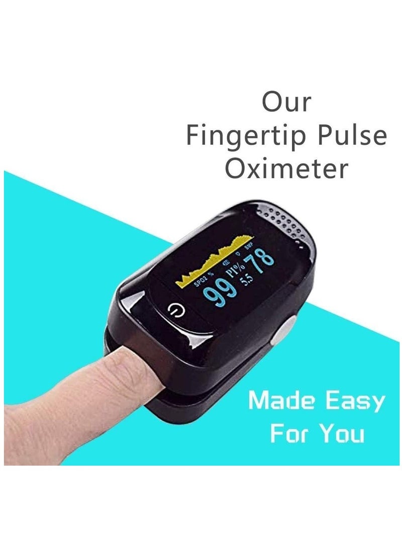 Generic - Bluetooth Fingertip Oximeter Blood Oxygen Saturation Monitorpulse Oximeter Sleep Heart Rate Guardianship Portable Finger Clip Blood Oxygen r Monitor - Image 1