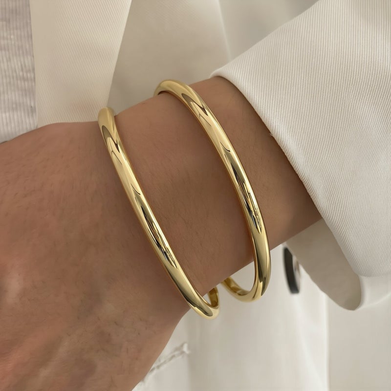 Versatile Statement Bangle Daily Wear For Office Party Casual Event Outfit Accessory - Image 5