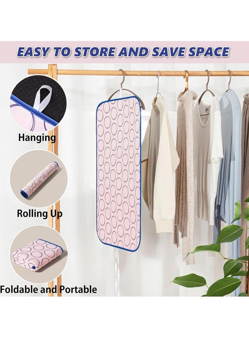 Portable Ironing Mat 70x45cm for Tabletop, Foldable Heat Resistant Ironing Blanket, Waterproof Scratch-Proof Ironing Pad for Countertop, Washer Dryer, Door Hanging Use, Travel Ironing Board - Image 5