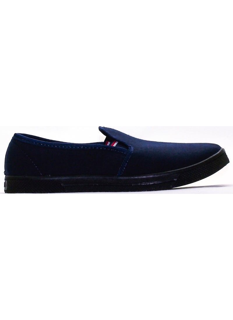 EMEK Garson Boy Linen Casual Shoes Navy Blue  - Image 1