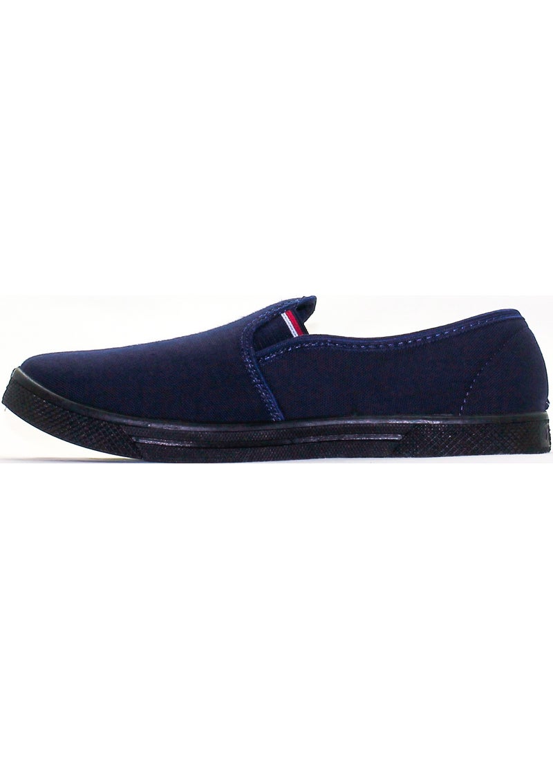 EMEK Garson Boy Linen Casual Shoes Navy Blue  - Image 2