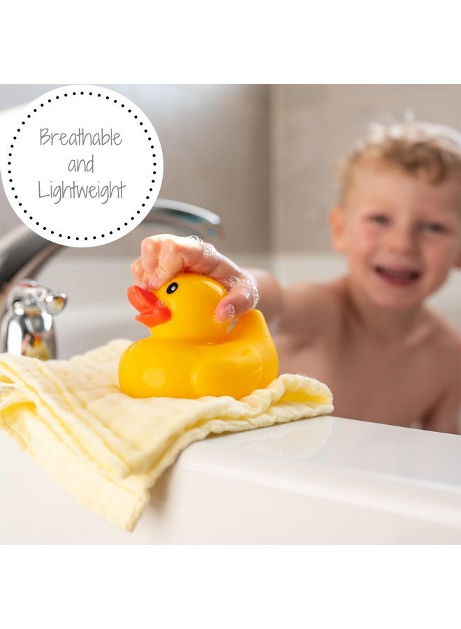 LollyBanks Baby Washcloths, 100% Cotton Kids Washcloths, Large 12 x 12 Inches Soft and Absorbent Muslin Baby Towel for Bath, Burp Cloths, Bibs, Baby Essentials, Registry (Pack of 6 Multi Color) - Image 3