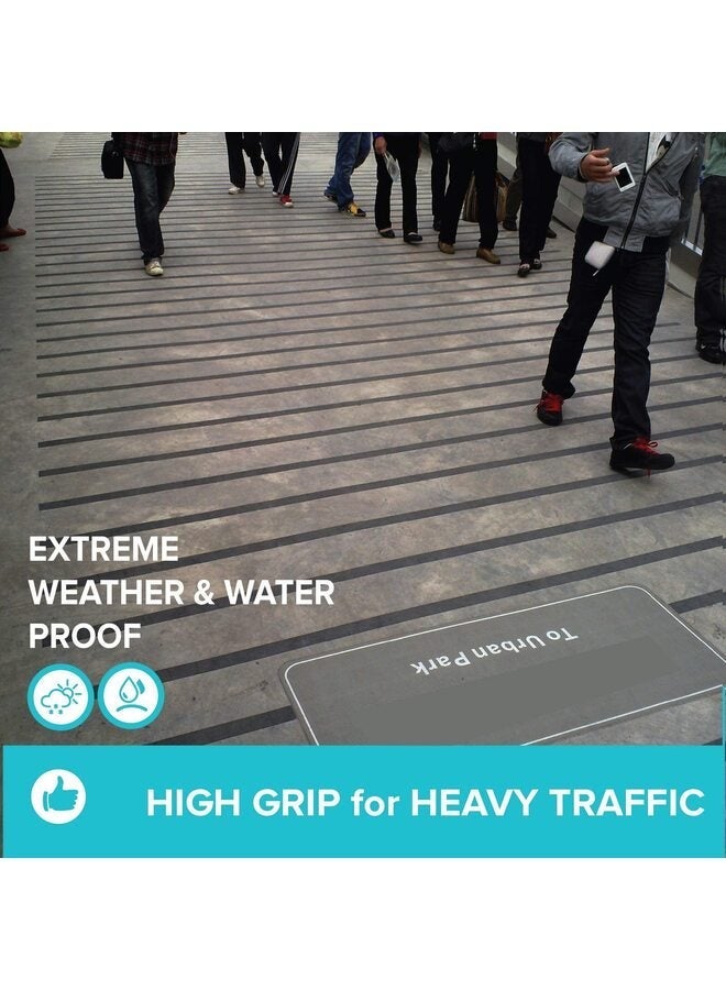 LAMAY Stair Tread Anti-Slip Safety Tape, Black, Non-Slip Tread, High Friction, Strong Grip, Suitable for Stairs, Steps, Indoors and Outdoors - Image 4