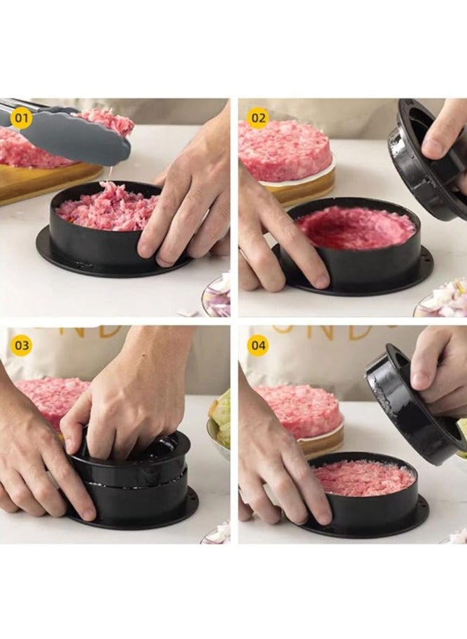 General Burger Press Pie Maker, 3-in-1 Non-Stick Burger Press with 100 pieces of wax paper to make a perfectly shaped burger  - Image 2