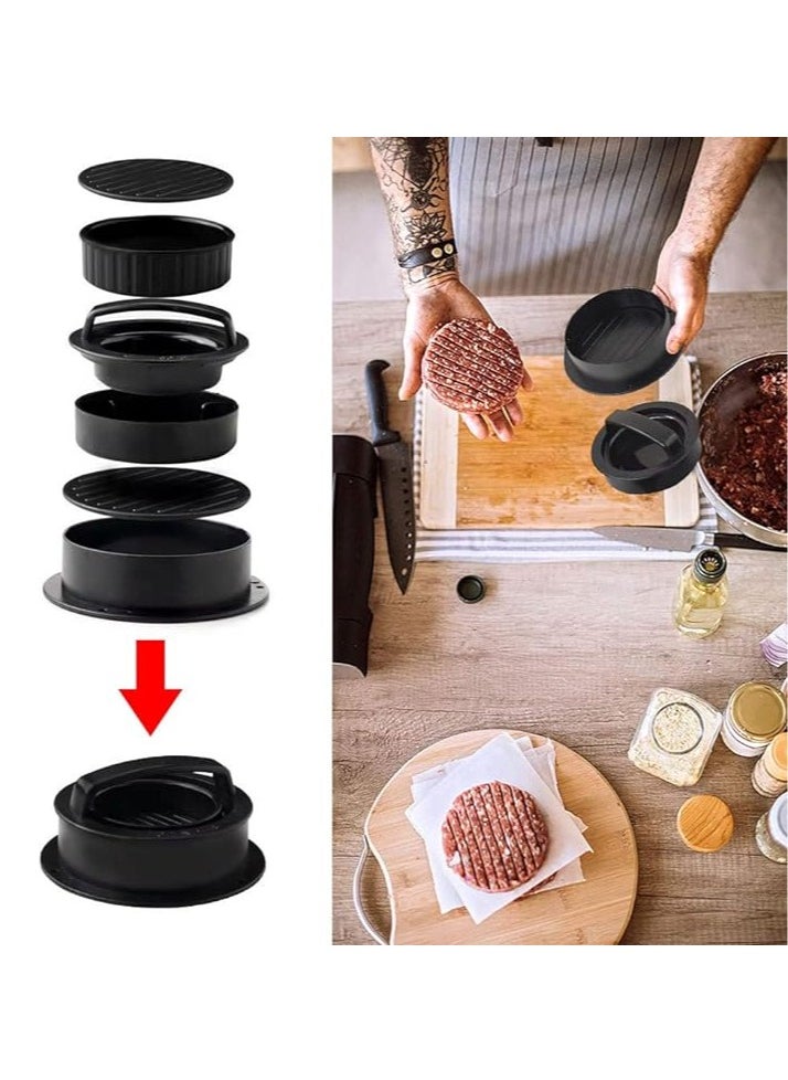 General Burger Press Pie Maker, 3-in-1 Non-Stick Burger Press with 100 pieces of wax paper to make a perfectly shaped burger  - Image 4