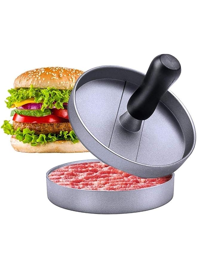 PROMASS Press Aluminum Burger Press, Heavy Duty Non-Stick Hamburger Patty Maker, Perfect Hamburger Mold Ideal For Bbq Grill - Image 1