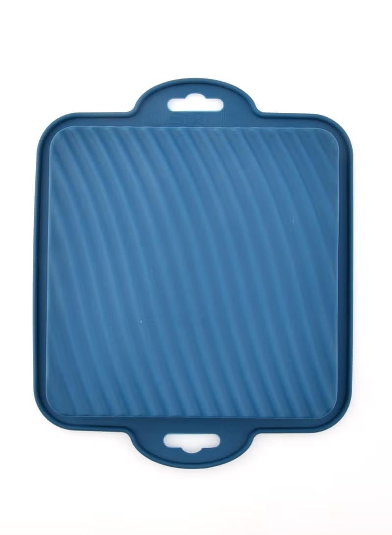 Nautilus Kitchenware Silicone Square Baking Mould Blue Small 42 cm x 25 cm - Image 3