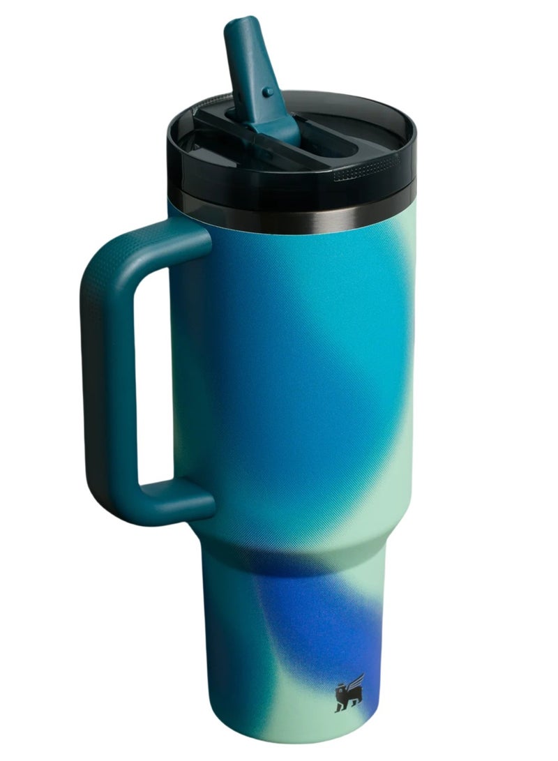 Stanley Quencher ProTour Flip Straw Tumbler with Leakproof Lid 40 oz| Built-In Straw & Handle | Cupholder Compatible for Travel | Insulated Stainless Steel Cup | BPA-Free - Image 2