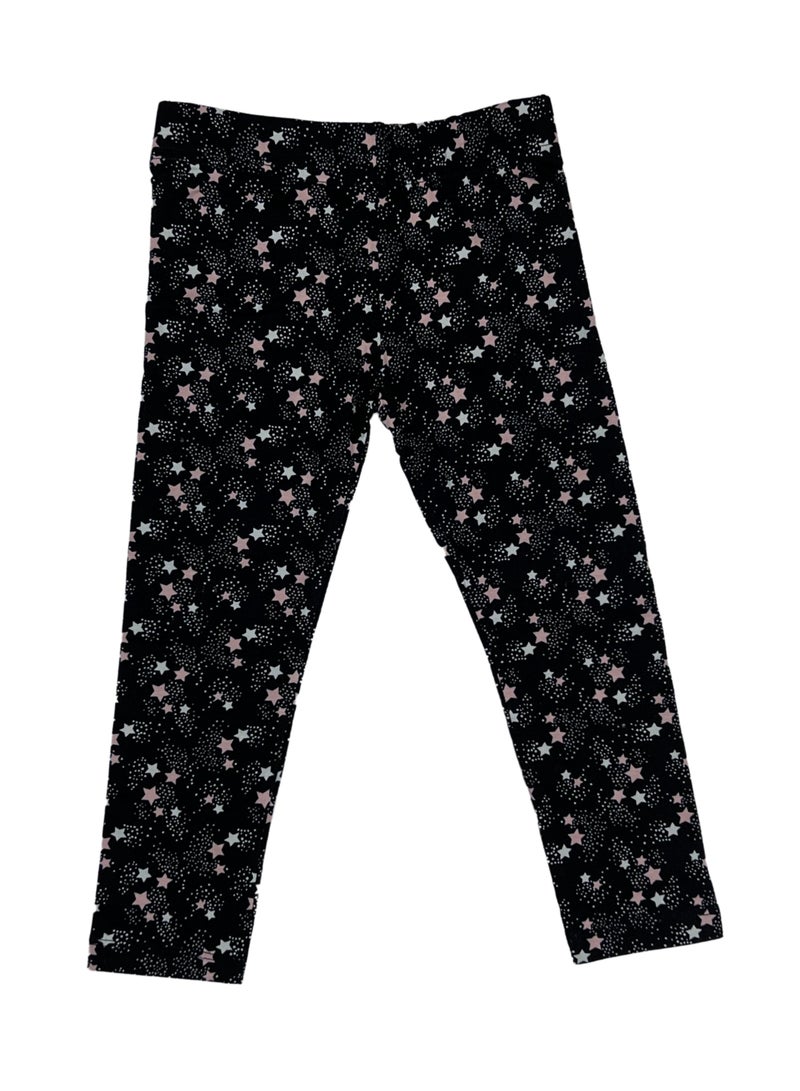 Baby Co. Black Stars Baby Leggings - Image 1