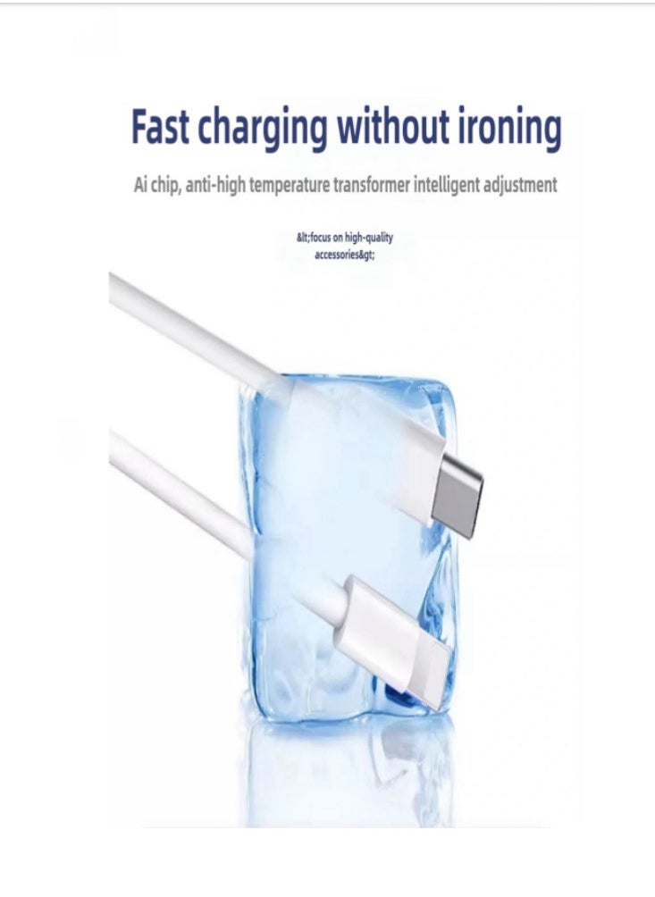 Generic iPhone Charger Cable 2M [MFi Certified] USB C to Lightning Cable Fast Charging Power Delivery PD 20W iPhone Cable for iPhone 14全系列, iPad Pro, iPhone 8-13 All Series  - Image 3