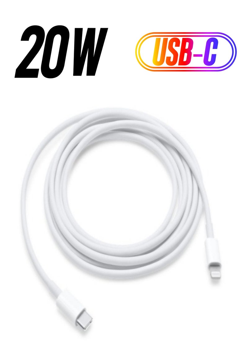 Generic iPhone Charger Cable 2M [MFi Certified] USB C to Lightning Cable Fast Charging Power Delivery PD 20W iPhone Cable for iPhone 14全系列, iPad Pro, iPhone 8-13 All Series  - Image 1