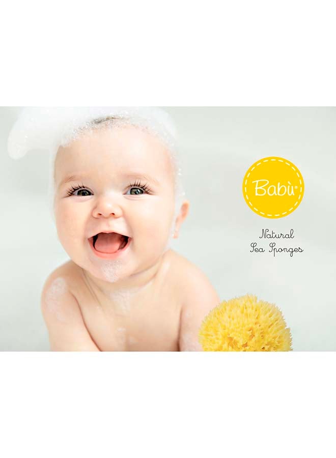Bellini Premium Natural Honeycomb Sea Sponge – 18 cm – Made from Natural Sea Sponge – Hypoallergenic Baby Bath Sponge – Biodegradable, Eco-Friendly & Gentle for Newborns and Delicate skin - Image 4