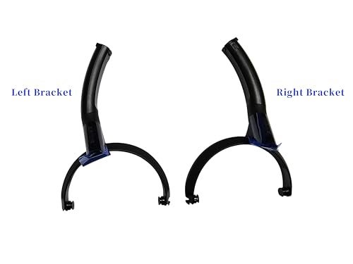 Knomix Headband Hanger Bracket Swivel Hinge Replacement Parts for Sony WH-1000XM5 Headphone (Black-Right) - Image 2