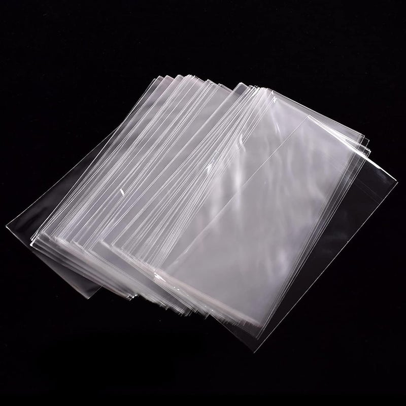 YASUOA YASUOA 100 Pieces Clear Paper Money Holder Paper Money Sleeves Bill Protector Bag Money Collection Display Case Album Banknotes Currency Collection Sleeves Only Plastic Bag  - Image 4