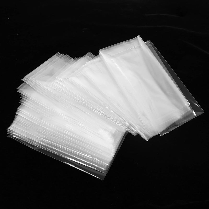 YASUOA YASUOA 100 Pieces Clear Paper Money Holder Paper Money Sleeves Bill Protector Bag Money Collection Display Case Album Banknotes Currency Collection Sleeves Only Plastic Bag  - Image 1