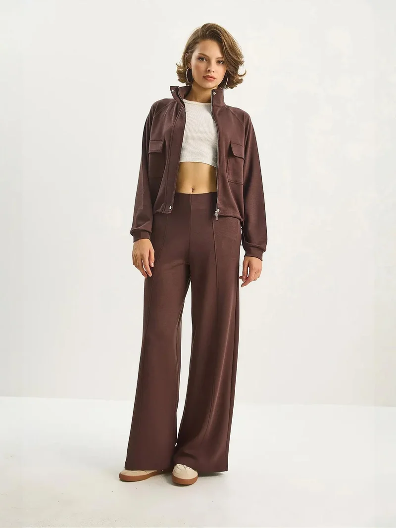 بيانكو لوتشي طقم قطعتين من فيسكوز مخلوط من لوكسي جاكيت وبنطلون