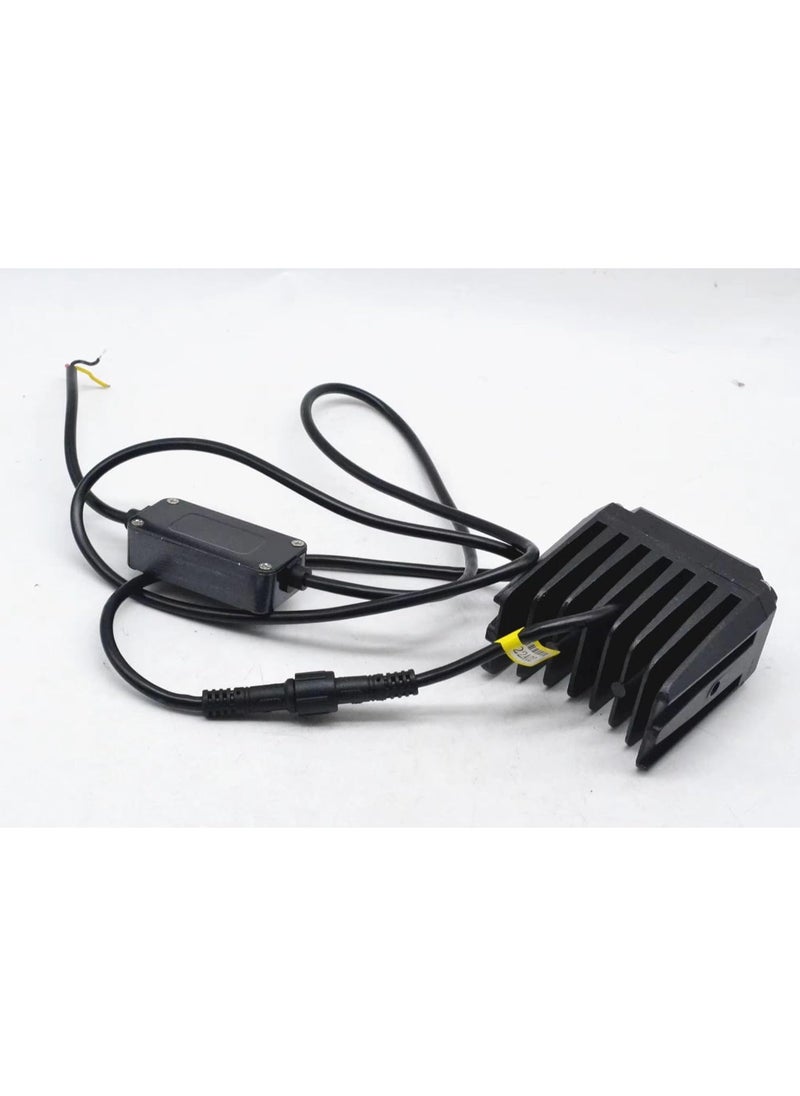 ماركة غير محددة - كشاف ضباب LED مزدوج، إضاءة بيضاء وصفراء، مقاوم للماء IP68، مزود بحامل تثبيت، مناسب للدراجات النارية، السيارات، ATV، SUV - Image 1