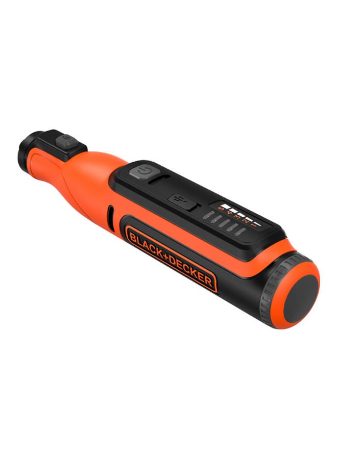 BLACK+DECKER Cordless Multifunctional Rotary Tool With 53 Accessories And Kitbox 7.2V 1.5Ah BCRT8IK-XJ Orange/Black - Image 3