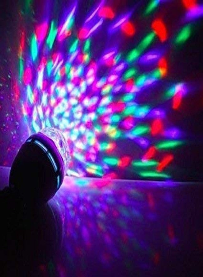 Birud® 360 Degree Rotating Crystal Gola LED Bulb, LED Light, LED Disco Light for Party, Function, Diwali, Christmas Decoration - Image 3