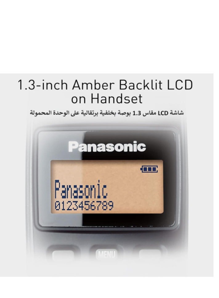 Panasonic KX-TG3611BX Cordless Telephone - Black - Image 4