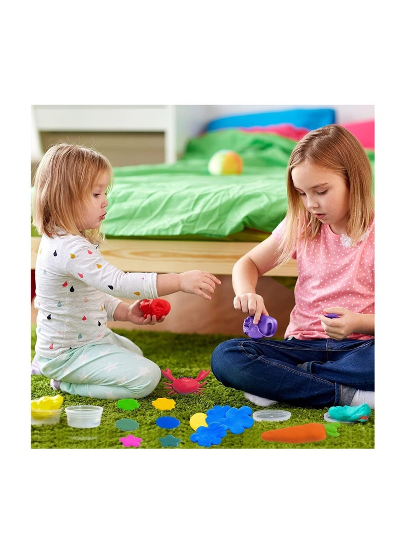 Bingo 10 Pieces Mini Play Dough, Multicolor - Image 4