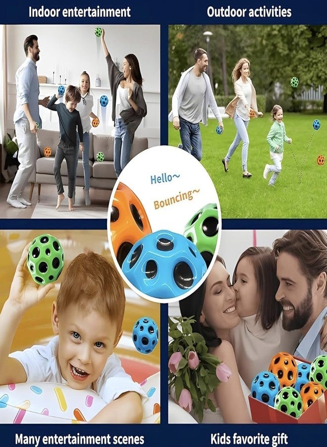 Ganraj Moon, Super High Bouncing, Improve Hand-Eye Coordination Bubble, Moon and Space for Kids and Adults, Space Galaxy Bouncy Easy to Grip and Pack of 1 (1) - Image 3