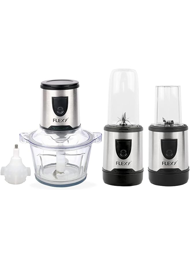 Flexy Food Processor Electric | Chopper, Mincer and Blender for Garlic, Onion Chilli, Veggies, Pumpkin & Nuts  - Image 1