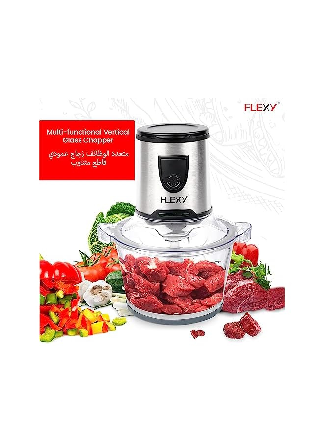 Flexy Food Processor Electric | Chopper, Mincer and Blender for Garlic, Onion Chilli, Veggies, Pumpkin & Nuts  - Image 4