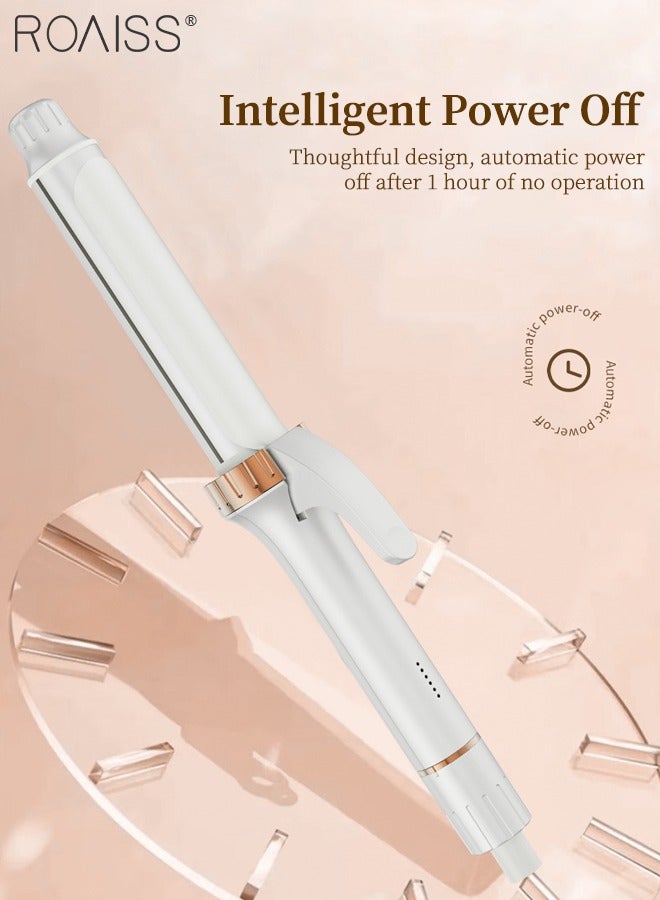 roaiss 40MM Big Wave Curling Iron, 6-speed Temperature Adjustment, Fast Heating Hair Care Ceramic Hair Curler for Shiny Curls, Intelligent Power off, Suitable for Medium and Long Hair - Image 5