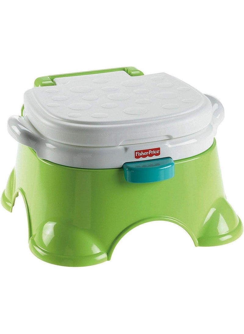 Multi-purpose potty training chair – green with crown design - Image 4