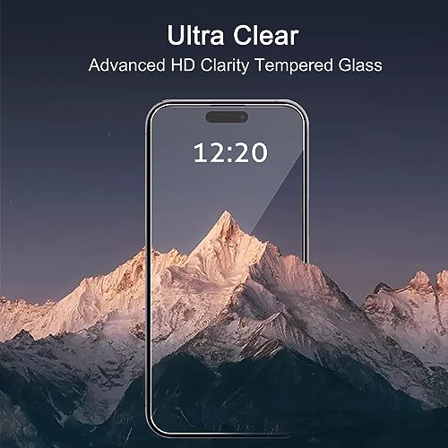 Ailun Screen Protector for iPhone 16 Plus/iPhone 15 Plus/iPhone 15 Pro Max [6.7 Inch] Display 3 Pack Tempered Glass, Dynamic Island Compatible, Case Friendly[Not for iPhone 16 Pro Max 6.9 Inch] - Image 4