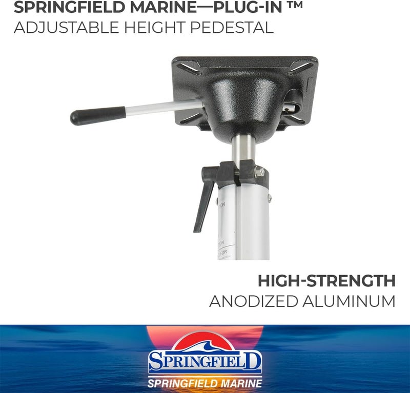 Springfield Marine 1300902 Plug-In Power-Rise Air Ride Pedestal - Adjustable Height 22-1/4" to 28-3/4" - Image 2