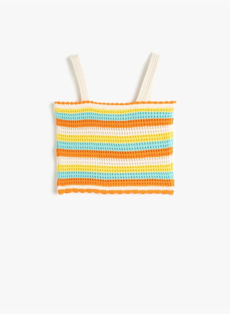 KOTON Crocheted Top Strappy