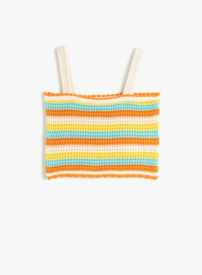 KOTON Crocheted Top Strappy