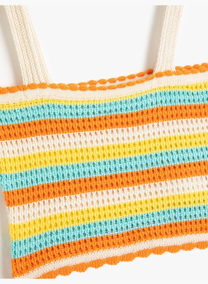 KOTON Crocheted Top Strappy