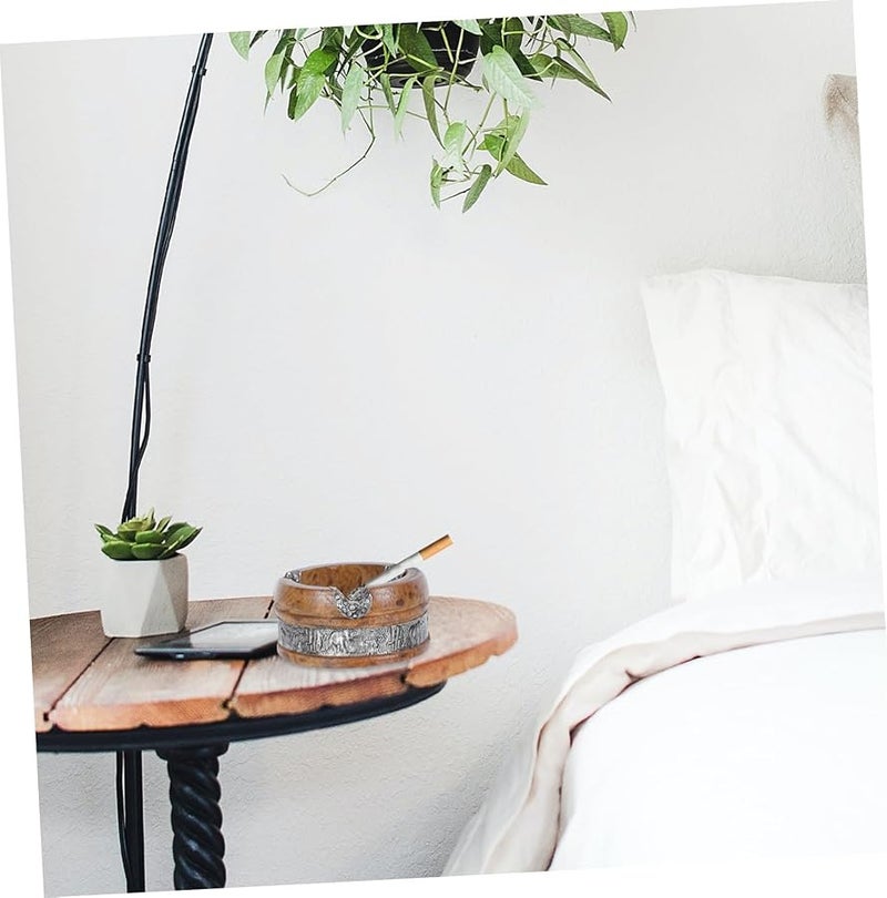 منفضة سجائر خشبية على شكل فيل ديكور مكتبي رجعي للمكتب المنزل بار فندق هدية - Image 5