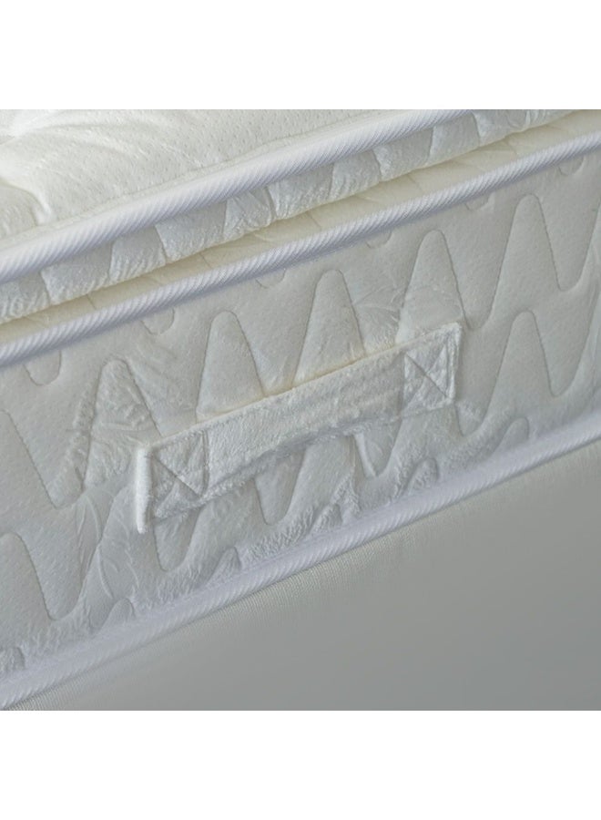 DANUBE HOME مرتبة إيماتريس إم إن تي بوكس B9H26 | شعور متوسط النعومة | مرتبة سرير مفرد | توازن العمود الفقري لتخفيف الضغط | العرض 90 سم × الطول 200 سم | السمك 26 سم - أبيض - Image 2