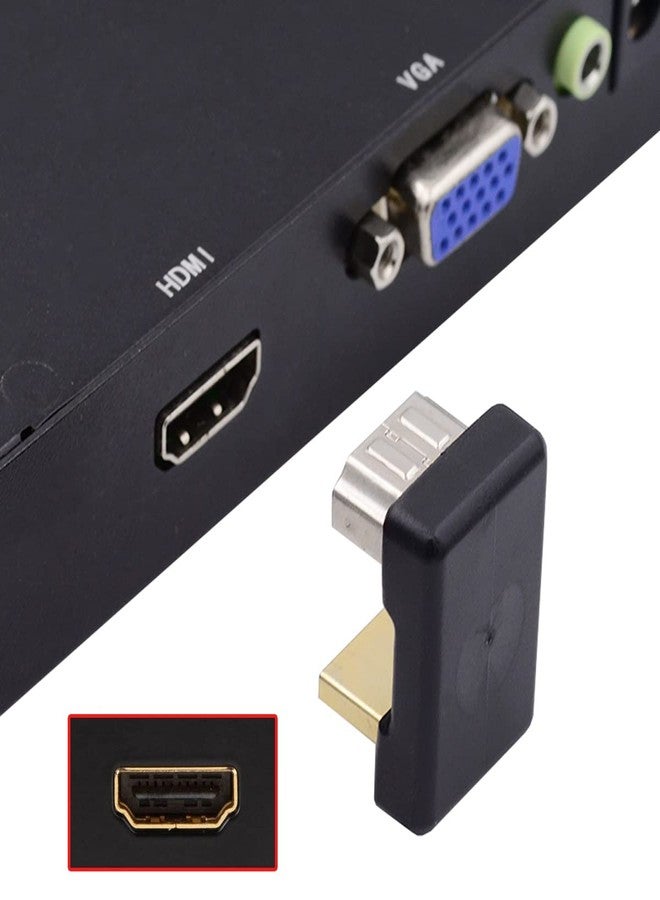 سي واي كابل CY YC° 4K بزاوية 360 درجة لأعلى، شكل حرف U معاكس، خلفي بزاوية، من النوع A HDMI 1.4 ذكر إلى HDMI أنثى، محول تمديد - Image 2