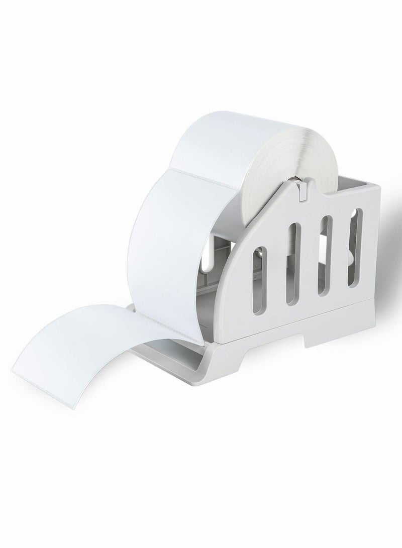 Excefore Label Holder for Rolls and Fan Fold Labels,4x6 Stand for Thermal Label Printer-Accessory for Desktop Printer and Shipping Label Printer - Image 1