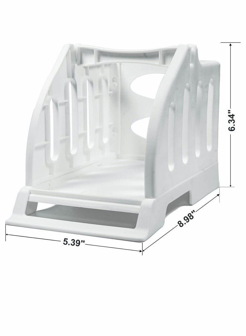 Excefore Label Holder for Rolls and Fan Fold Labels,4x6 Stand for Thermal Label Printer-Accessory for Desktop Printer and Shipping Label Printer - Image 3