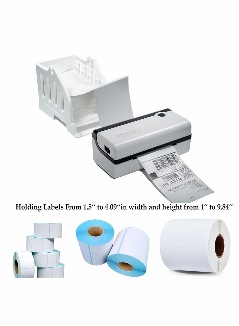 Excefore Label Holder for Rolls and Fan Fold Labels,4x6 Stand for Thermal Label Printer-Accessory for Desktop Printer and Shipping Label Printer - Image 4