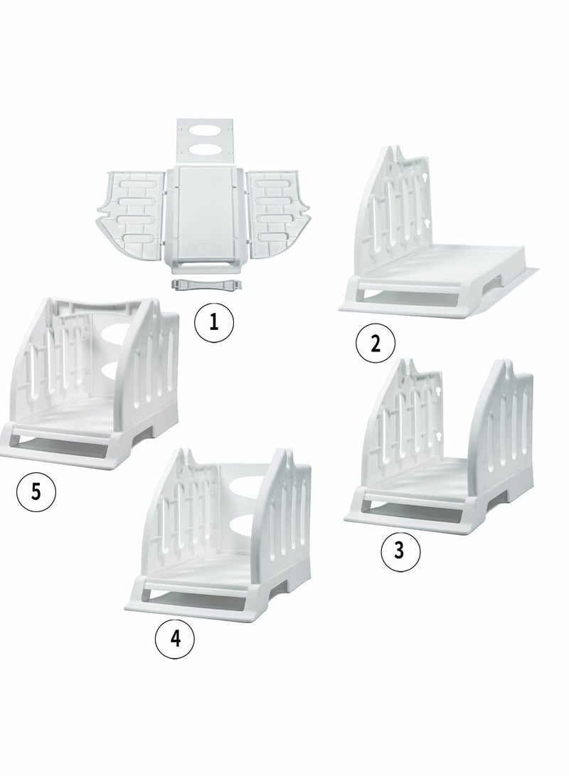 Excefore Label Holder for Rolls and Fan Fold Labels,4x6 Stand for Thermal Label Printer-Accessory for Desktop Printer and Shipping Label Printer - Image 2