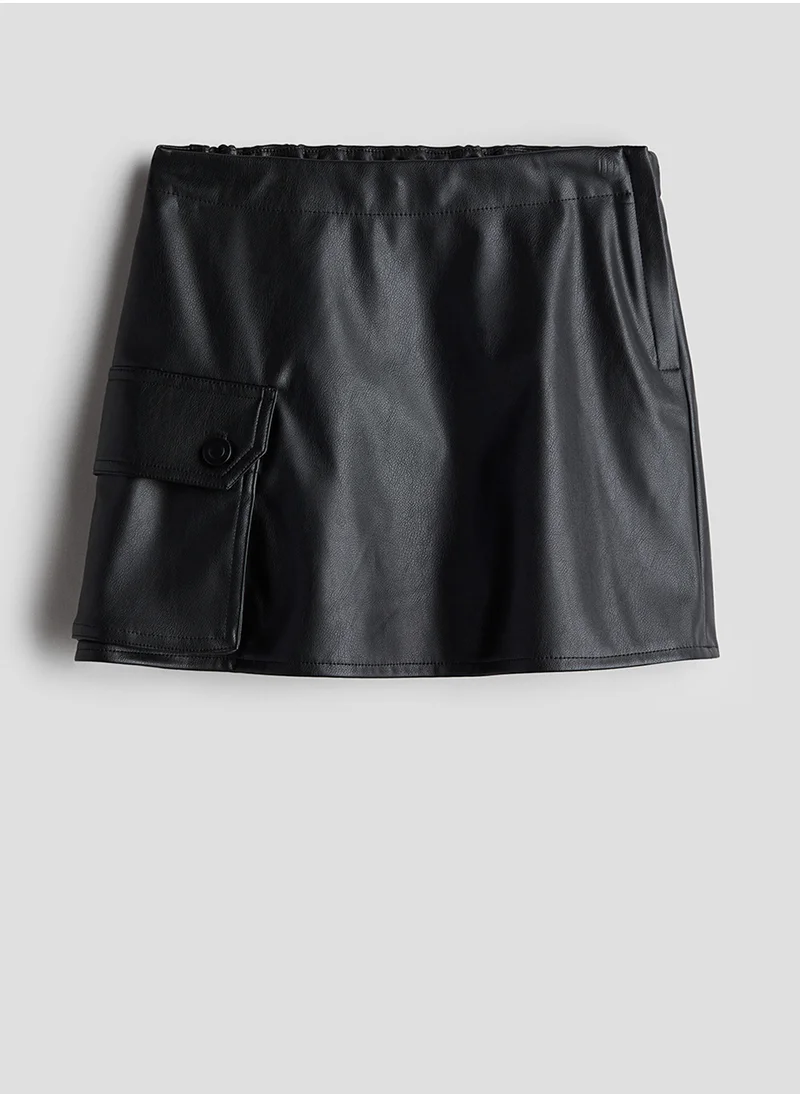 H&M Coated Skirt