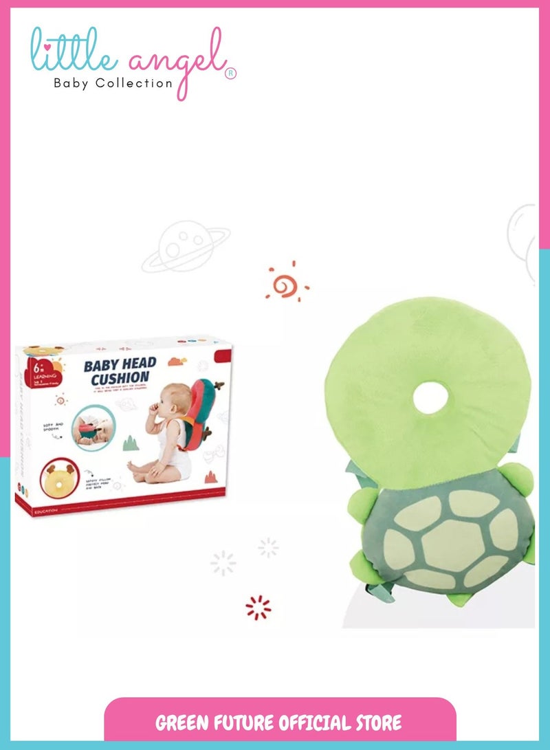 Baby Head Protection Pillow - Soft Cushion Backpack for Infants, Adjustable Safety Helmet for Crawling and Walking, Cute Animal Design for Toddlers - Image 5